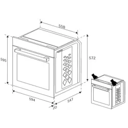 Духовка електрична Beko BBIE133002XD, пакування пошкоджене, товар цілий.